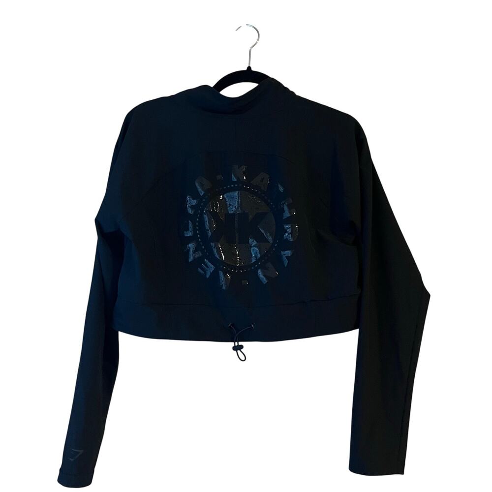 Gymshark Kendra Kathryn Whitney Cropped Pullover Long Sleeve Jacket Size Small